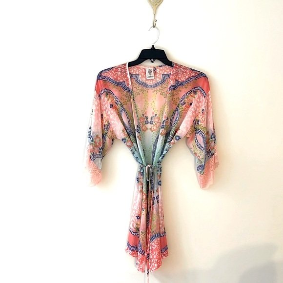 🧡In Bloom Floral Coverup / Robe - Picture 1 of 4